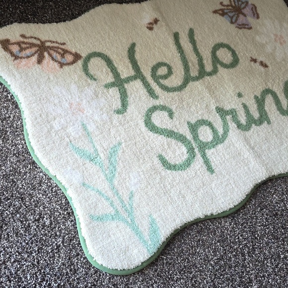 Hello Spring 30"×20" Throw Rug - Picture 3 of 5